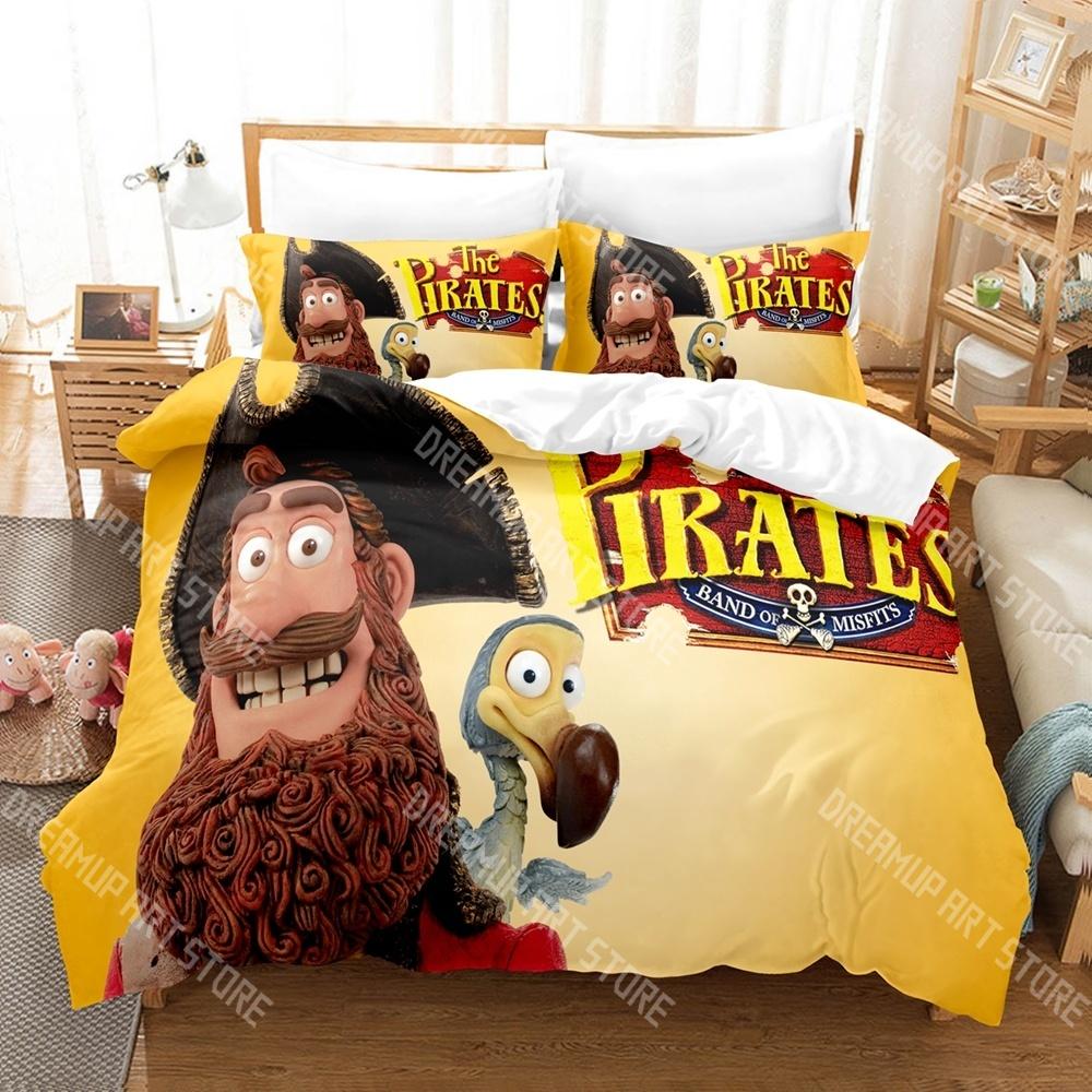 Moda I Pirati! Set Biancheria da Letto Band of Misfits Singolo Gemello Matrimoniale Queen King Size Set Letto Camera da Letto Bambini Set Copripiumino
