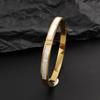 Fashion Bracelet Women Gold Plated Shell Stainless Steel Couple Bracelet Zircon Girls Gift