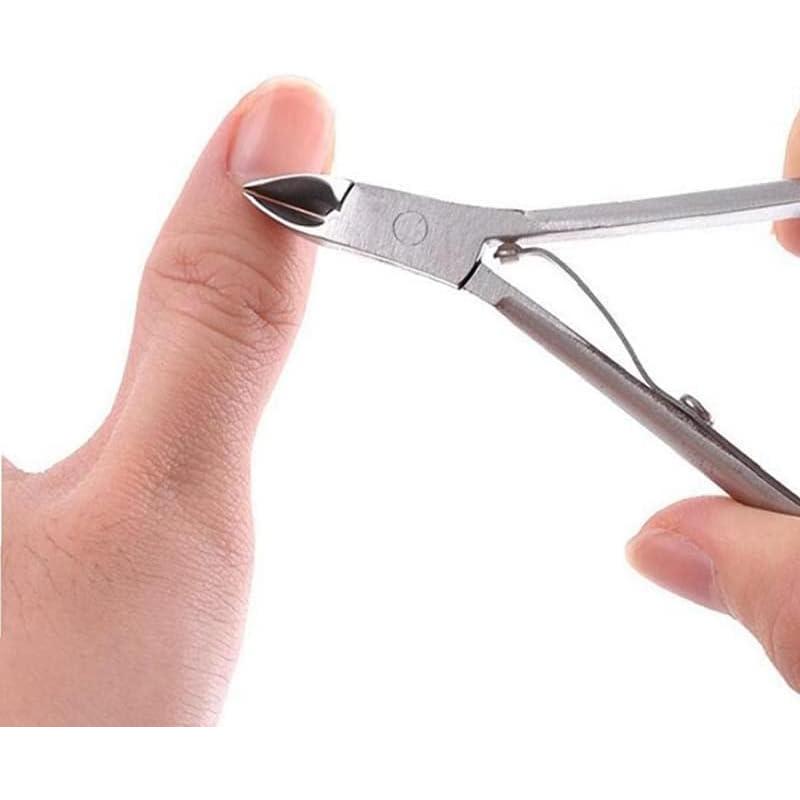 Silver cuticle nipper, cuticle cutter, hangnail nipper, nipper type nail clipper, cuticle care, cuticle treatment, cuticle nipper, suitable for corns