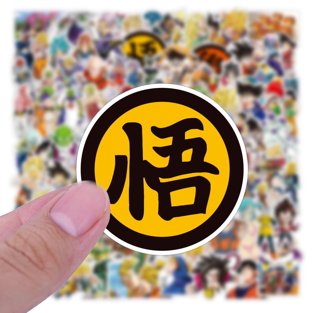 10/30/50/100pcs Japanese Cartoon Dragon Ball Stickers Son Goku Graffiti Sticker for Skateboard Laptop Cool Manga Decals Toys