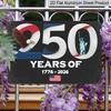 2D Flat, 1pc 250 Years of 1776-2026 Aluminium Sign 8x12 Inch - Patriotic Bald Eagle & Statue of Liberty Design, USA Flag Accent, 250th Anniversary