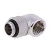 2PCS G1/4 Thread Rotating 90 Degree Elbow Fitting Adapter Rotary Fitting Water Cooled Connector for PC Water Cooling System
