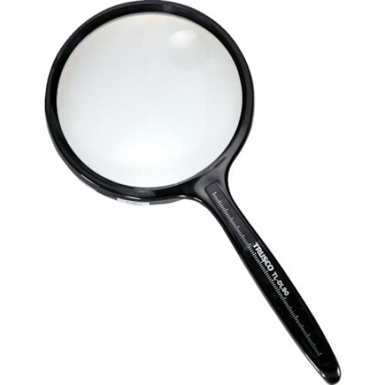 TRUSCO Bifocal Magnifying Glasses, 90mm Diameter, 2.4x Magnification, TL-DL90 x 5 [Case]