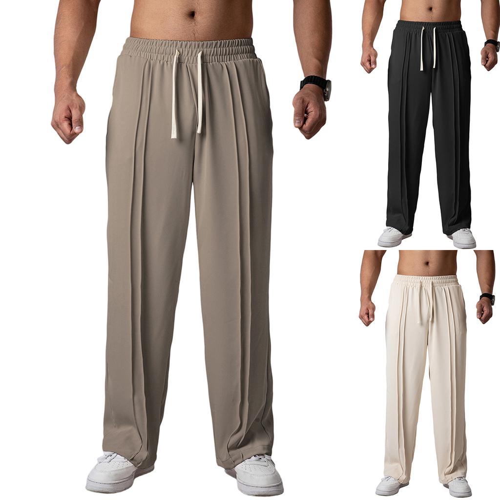 Men's Outdoor Leisure Loose Multiple Pockets Workwear Sports Trousers