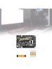 PCIe To M.2 Adapter Power over Ethernet Function For RPi 5 Support NVMe SSD 2230/2242/2260/2280 Fast Speed Read Write