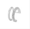 Simple Design Gold Clip Earrings for Women Non-Piercing Puck Rock Fake Cartilage Ear Cuff Trendy Jewerly