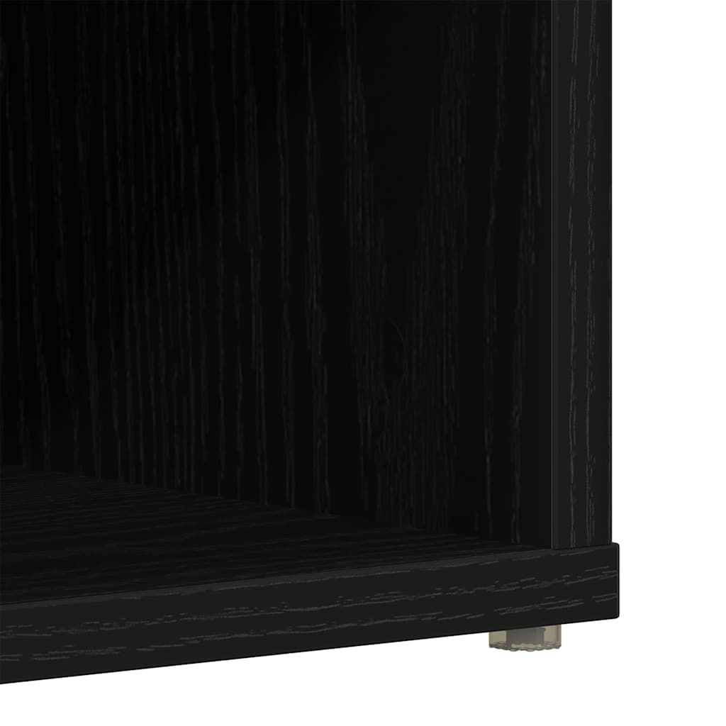 Shoe Cabinet 2 pcs Black Oak Effect 52 x 30 x 50.5 cm