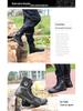 Ultra-Light Breathable Mesh Zipper Workwear Boots for Spring & Summer