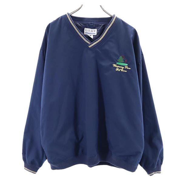 GEAR Golf V-neck Sneedjack Nylon Jacket L Navy System Men's Used