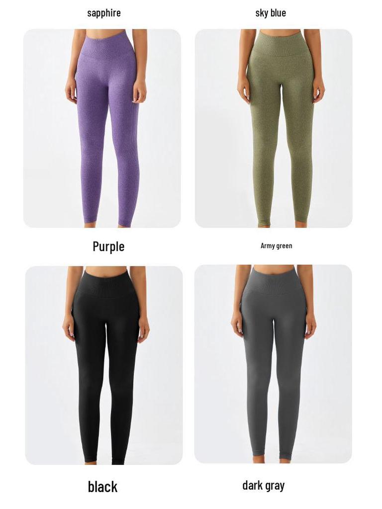 Meiyang Ou High-Waisted Butt Lifting Yoga Pants - Women's Slim Fit Sportswear