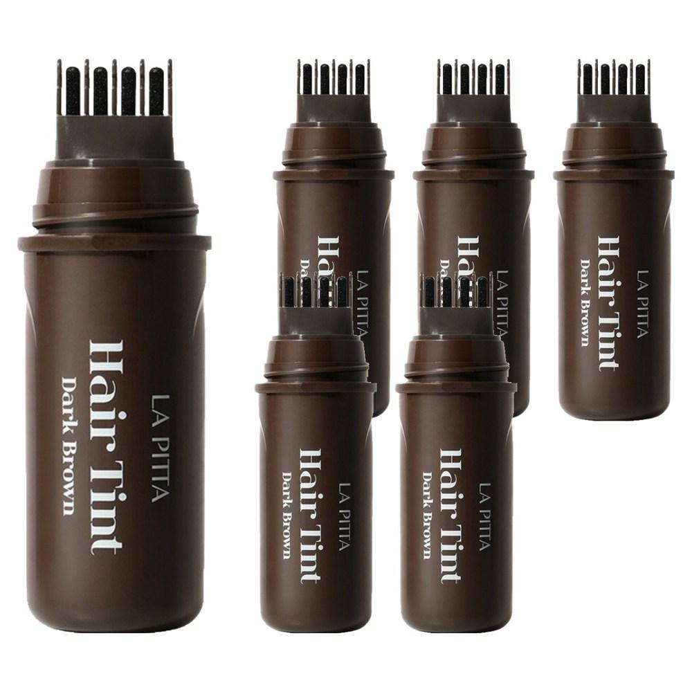 Rapita Gray Hair Cover Hair Tint 10ml Dark Brown 6 pcs