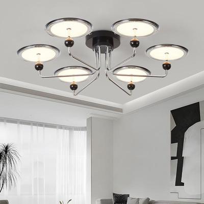 Mid-Century Italian Retro Luxury Ceiling Lamp, Chandelier for Living Room or Bedroom, Restaurant Light Fixture, UFO Design.