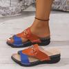 Infradito Tacchi a Zeppa Scarpe Torta Pantofole a Suola Spessa e Infradito