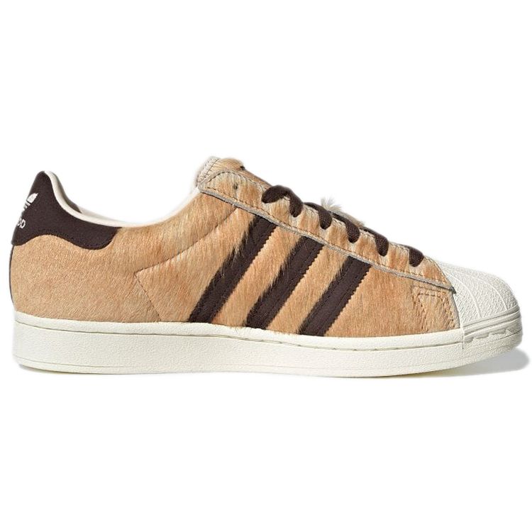 atmos x adidas Superstar Hachiko Unisex Sneakers Tan Focus-Orange Dark-Brown GW3471
