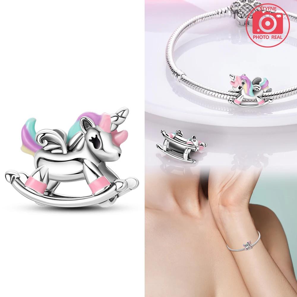 New Copper Colors Carousel Pendant Fit Copper Colors Original Bracelets Diy Birthday Jewelry Gift