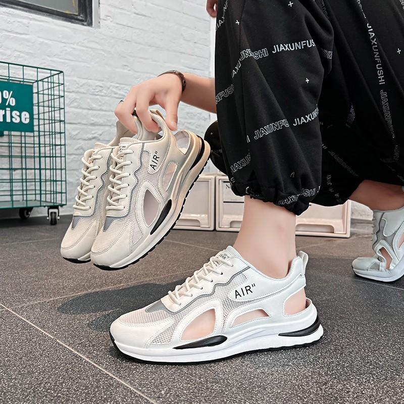 New Summer Men Sandals Breathable Mesh Beach Slippers Shoes Outdoor Non-slip Sneakers Fashion Casual Shoes Luxury Sandal