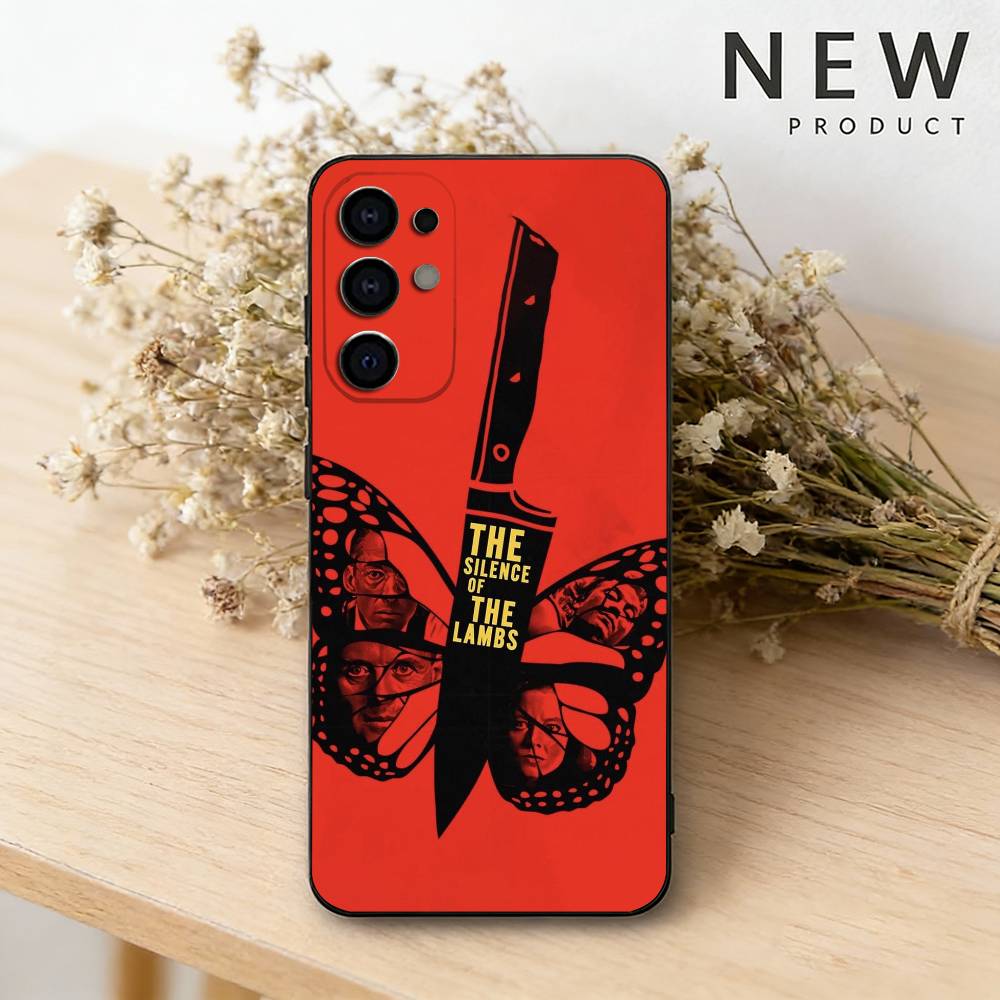 Movie The S-Silence of the Lambs Phone Case For Samsung S26,25,24,21,22,23,30,20,Ultra,Plus,Fe,Lite Black Soft Cover