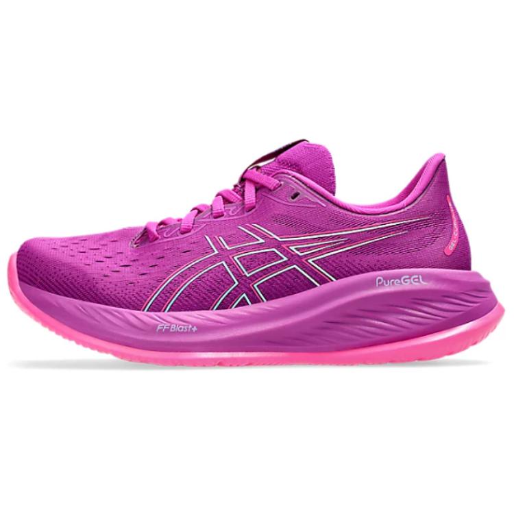 

New Asics Gel Cumulus 26 Anti Slip Wear Resistant Low Top Running Shoes Women s Fuchsia 1012B599-500 40