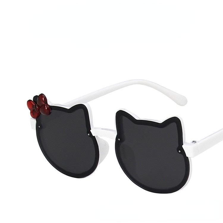Children'S Sunglasses Uv Protection Girls Cute Kitten Sunglasses Little Girl Baby Sunshade Glasses Do Not Hurt The Eyes Women