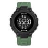 Large Dial Stopwatch Sport Watches for Man LED Light Digital Wristwatches 5Bar Waterproof Countdown Clock Relógios Masculino