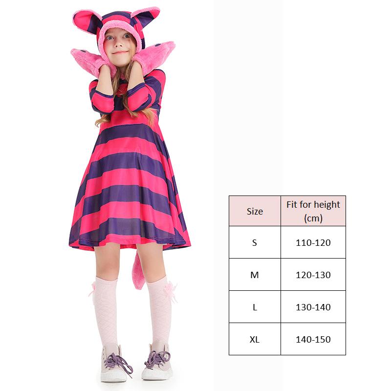 

Umorden Cutie Pink Black Cat Kitten Kitty Costumes for Girls Child Fancy Halloween Carnival Party New Year Dress Up M