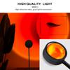USB Sunset Lamp with 4PCS Different Colors Films 360 Degree Rotation Projector Sunset LED Light