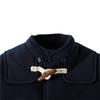 House Hot Fleece Bonding Duffel Coat Navy [Miki Biscuits] 73-3801-787 (100cm, Blue)
