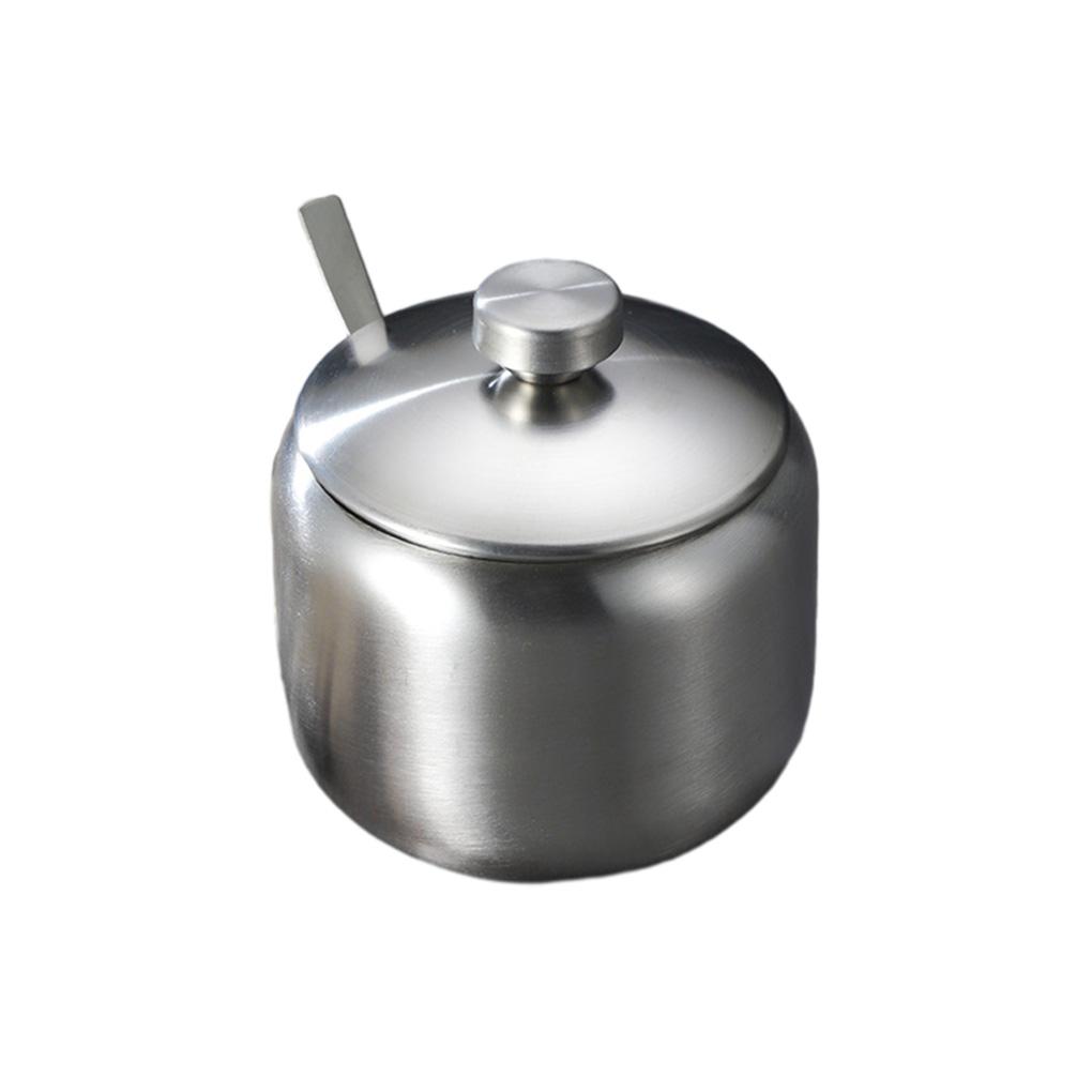 

Сахарница Кофе Чай Баночка для специй Кухонные гаджеты Солонка Интегрированный дизайн Кулинарные принадлежности Приправа Кастрюля Серебряный тип 1 S