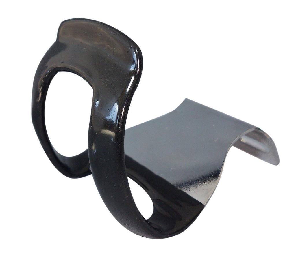 Mikashima Bicycle Toe Clip QUARTER CLIP Black (MKS) (Čtvrtletní klip)