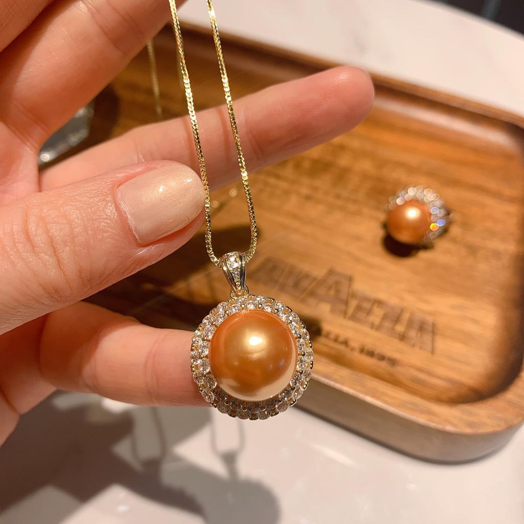 Australian Fritillary Pearl, Set, Pendant, Ring, Women'S