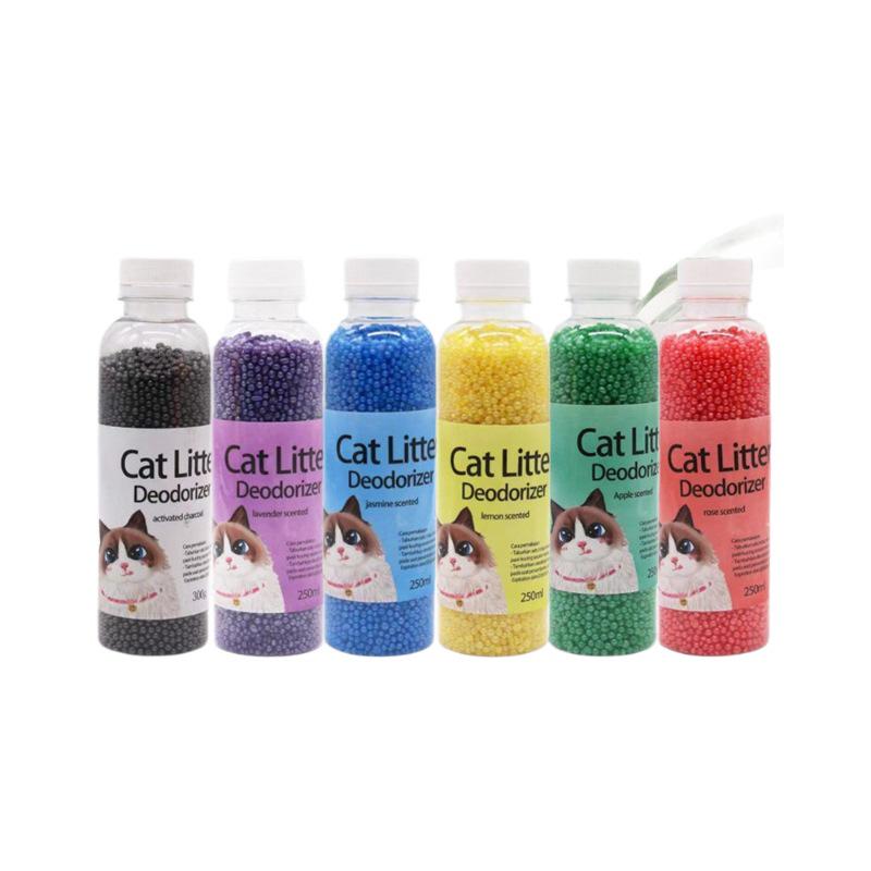 Kočičí stelivo s aktivním uhlím pro kontrolu zápachu, deodorizační perličky