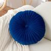 40cm Round Pumpkin Pillow Button Pillow Solid Color Drifting Window Tatami Cushion Thickened Chair Cushion