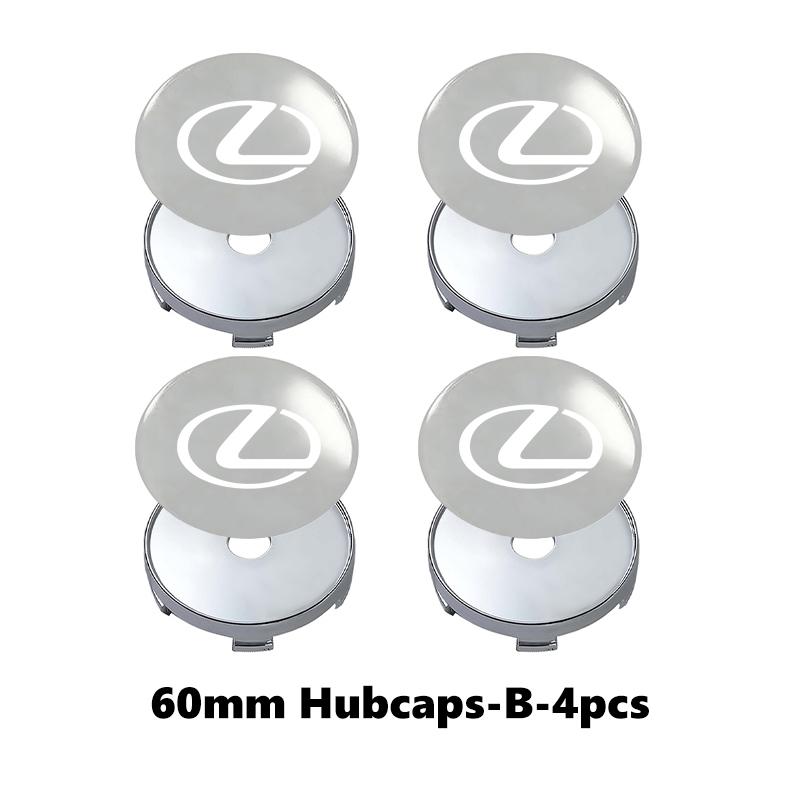 

4pcs Car Wheel Center Hub Caps Sticker Auto Emblem Wheel Center Cap For Lexus RX350 IS250 IS200 GS300 LX570 RC350 UX250h ES350