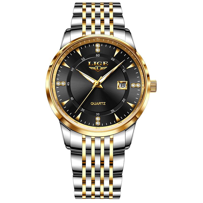New Gold Watch Women Watches Ladies Creative Steel Women's Bracelet Watches Fashion Waterproof Chronograph Relogio Feminino