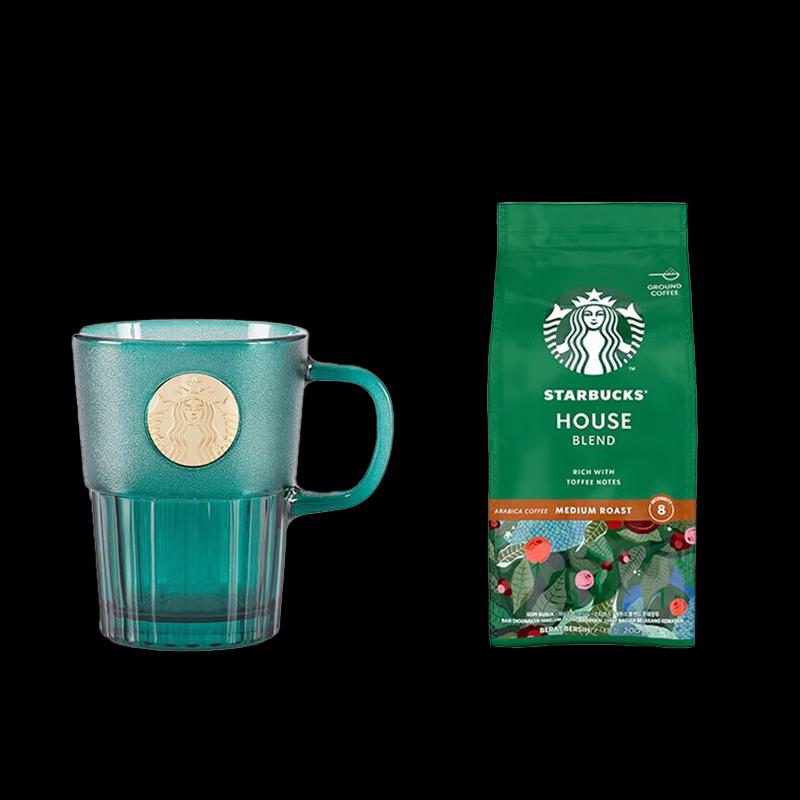 Starbucks Goddess Glass Mug & Coffee Set
