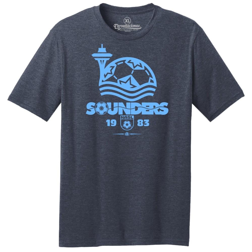 Seattle Sounders 1983 Logo NASL Soccer TRI-BLEND Tee Shirt Unisex T-Shirt