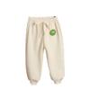 Children's Ribbed Striped Pants - Autumn & Winter Velvet-Lined Long Leg Pants for Boys & Girls