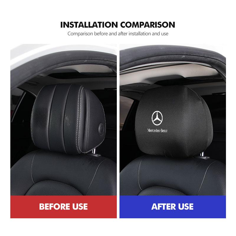 Coprivisiera per Sedile Auto Anti-Sporco Elastica Interno Coprisedile per Mercedes Benz C180 C300 W124 W176 W177 GLC CLE CLA AMG