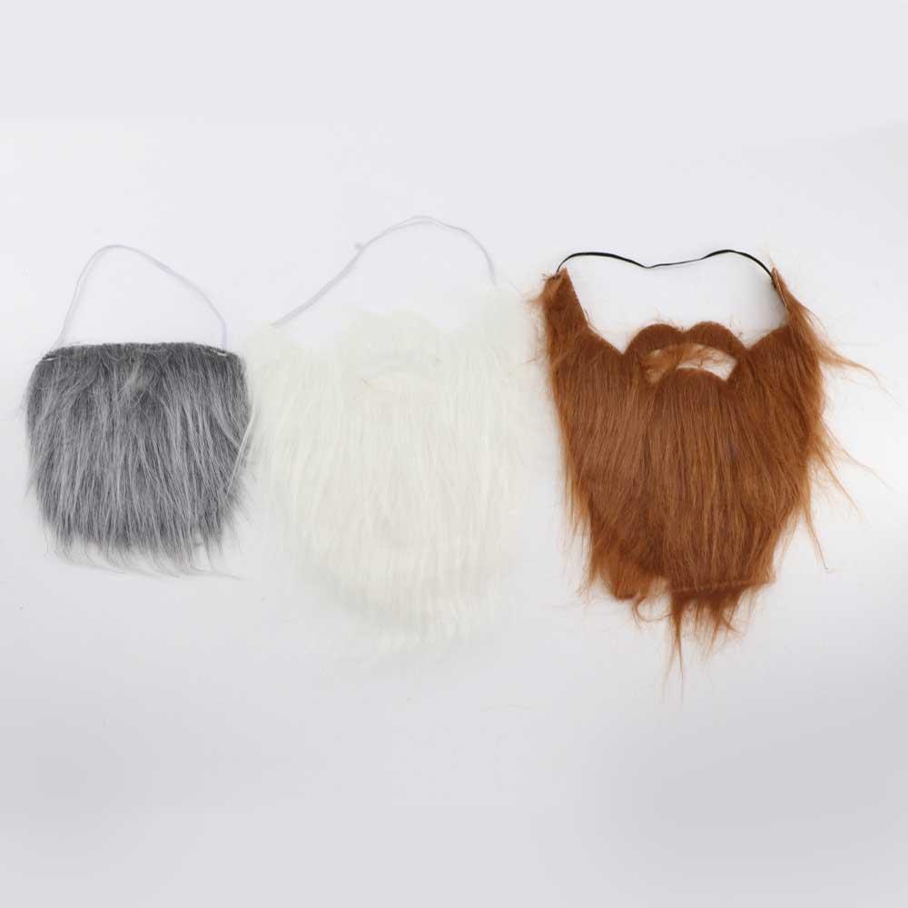 Realistic Halloween Fake Mustache Artificia Realistic Fake Beard Pirate Play   Prom