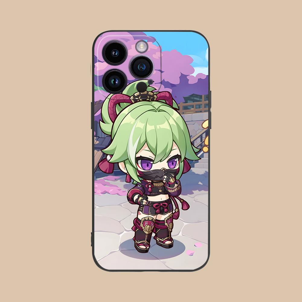 Game GI Kuki Shinobu Mobile Phone Case for iPhone 17 16 15 14 13 12 11 X XR XS 8 7 Air Pro Max Plus Mini Colorful Cover Pretty