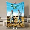 8 Size Breaking-Bad TV Show Series Flannel Blanket Home Sofa Lunch Break Blankets Children Student Blankets Nap Cover Kid Gift