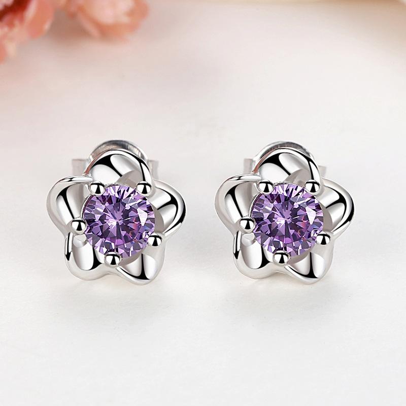 

Серьги в виде цветка сливы Женские серьги в виде цветка ниши Sense Blooming Flower Нежные и сладкие серьги в виде цветка