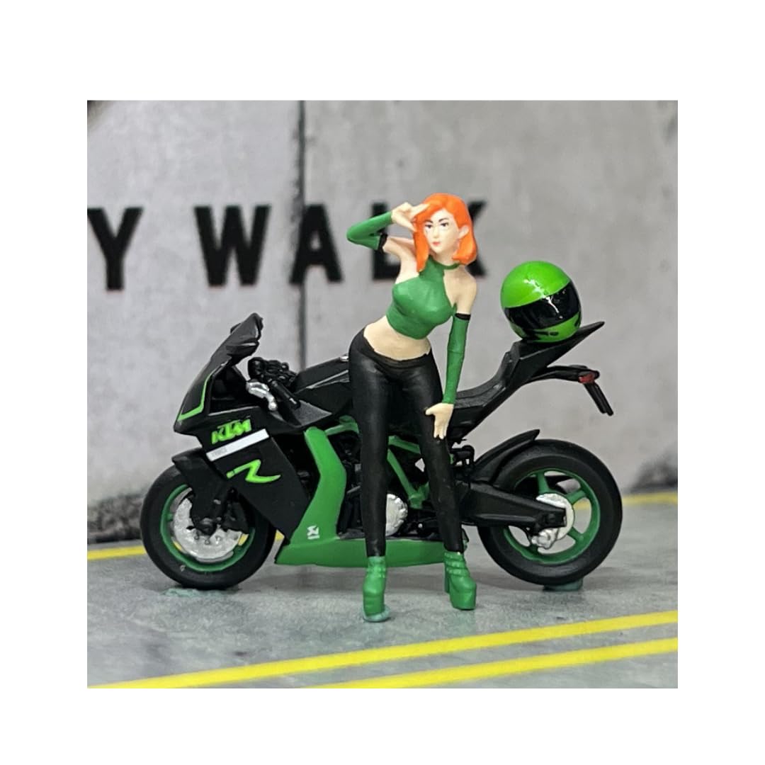 

Moreart 164 Miniature Figure & Motorcycle Set MO222036 (Model Girl, Model Diorama, Miniature Car) [Used]