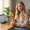 Jouet Anti-Stress Squishy, Petit Pain Souple en Caoutchouc