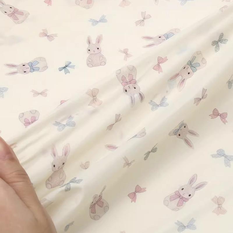 0.5m/1m/2m Thin Waterproof Down Jacket Printed Fabric for Winter Vests Children's Clothing Decorative Cloth DIY Sewing Fabrics