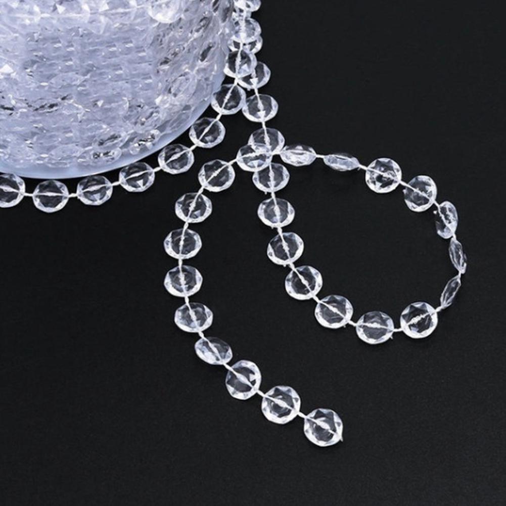 

30m Acrylic String Beads for Wedding Decor Props Transparent color