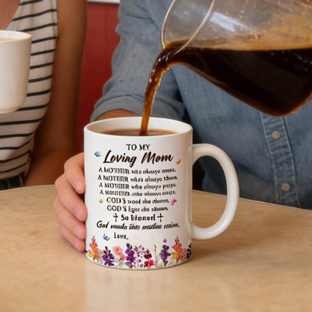 Ceramic Coffee Mug 330ml Beverage Mug Desktop Beverage Cup for Dining Room Living Room Cafe Home Mother's Day Birthday Tea Hot