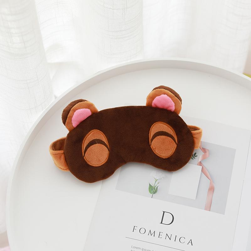 

30cmDropshipping Animal Crossing Plush Toy Raccoon Plush Pillow & Eye mask Stuffed Animal Toy Kawaii Gifts