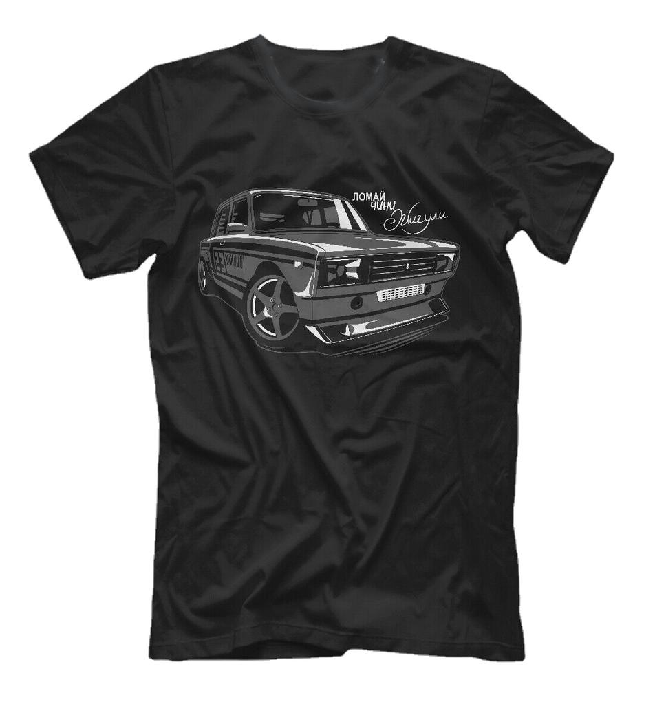 Russian Zhiguli LADA Car T-Shirt. Summer Cotton Short Sleeve O-Neck Mens T Shirt New S-3XL