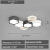 Modern Geometric Ceiling Light for Living Room, Study, or Bedroom – Minimalist and Romantic Design